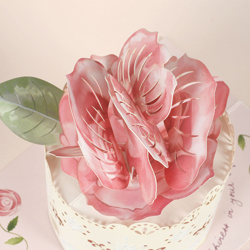 生日蛋糕3D立体贺卡ins高级感创意折叠纸雕祝福卡片礼物送男友女