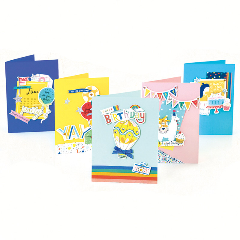 Diy homemade material package thanksgiving three-dimensional greeting card