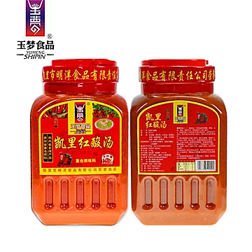 玉梦牌凯里红酸汤调味料1700g