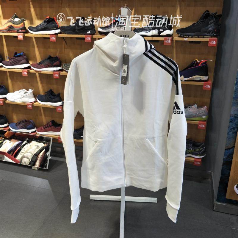 Spring and autumn authentic ADIDAS Adidas three stripes ZNE men's sports  casual hooded jacket jacket EB5230