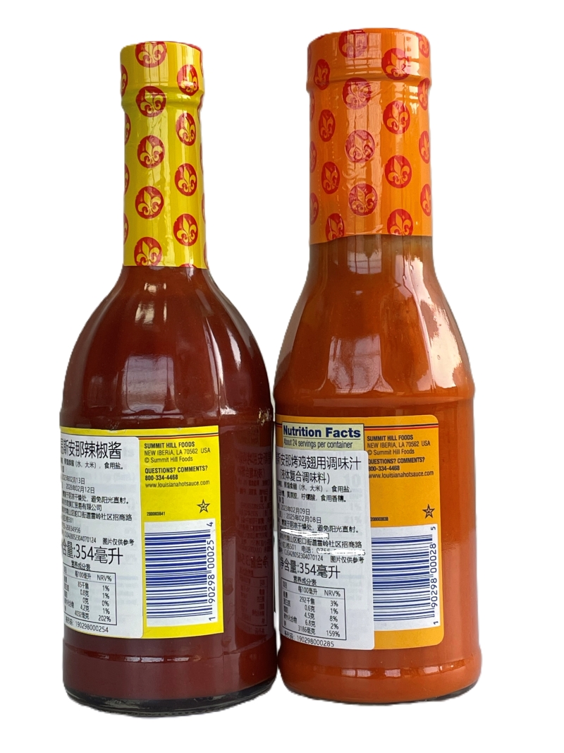 美国路易斯安那原味辣椒酱烤鸡调味汁354ml  Louisana Hot Sauce - 图1