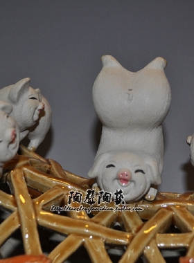 工艺开张送礼家居客厅猪笼入水