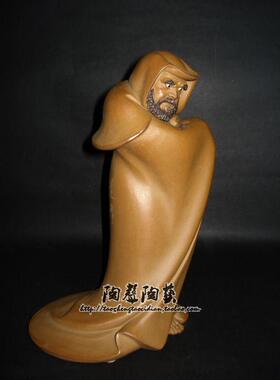 工艺达摩石湾公仔中式风人物摆件