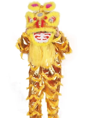 舞狮子道具单人舞狮南狮醒狮狮头