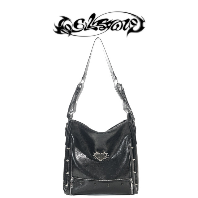 Abbey Punk Studded Large Capacity Tote Bag