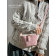 Uustudio niche design autumn and winter retro frosted leather plush Maillard bucket mini shoulder crossbody bag trendy