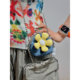 2024 Summer Versatile Hot Girl Y2K Flower Headphone Bag