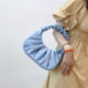 French niche trendy internet celebrity all-match pleated armpit bag