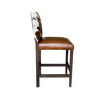 vintage cowhide bar stool ຄົນອັບເດດ: ເກົ້າອີ້ງົວ fur bar ກັບຄືນໄປບ່ອນເກົ້າອີ້ໄມ້ແຂງ