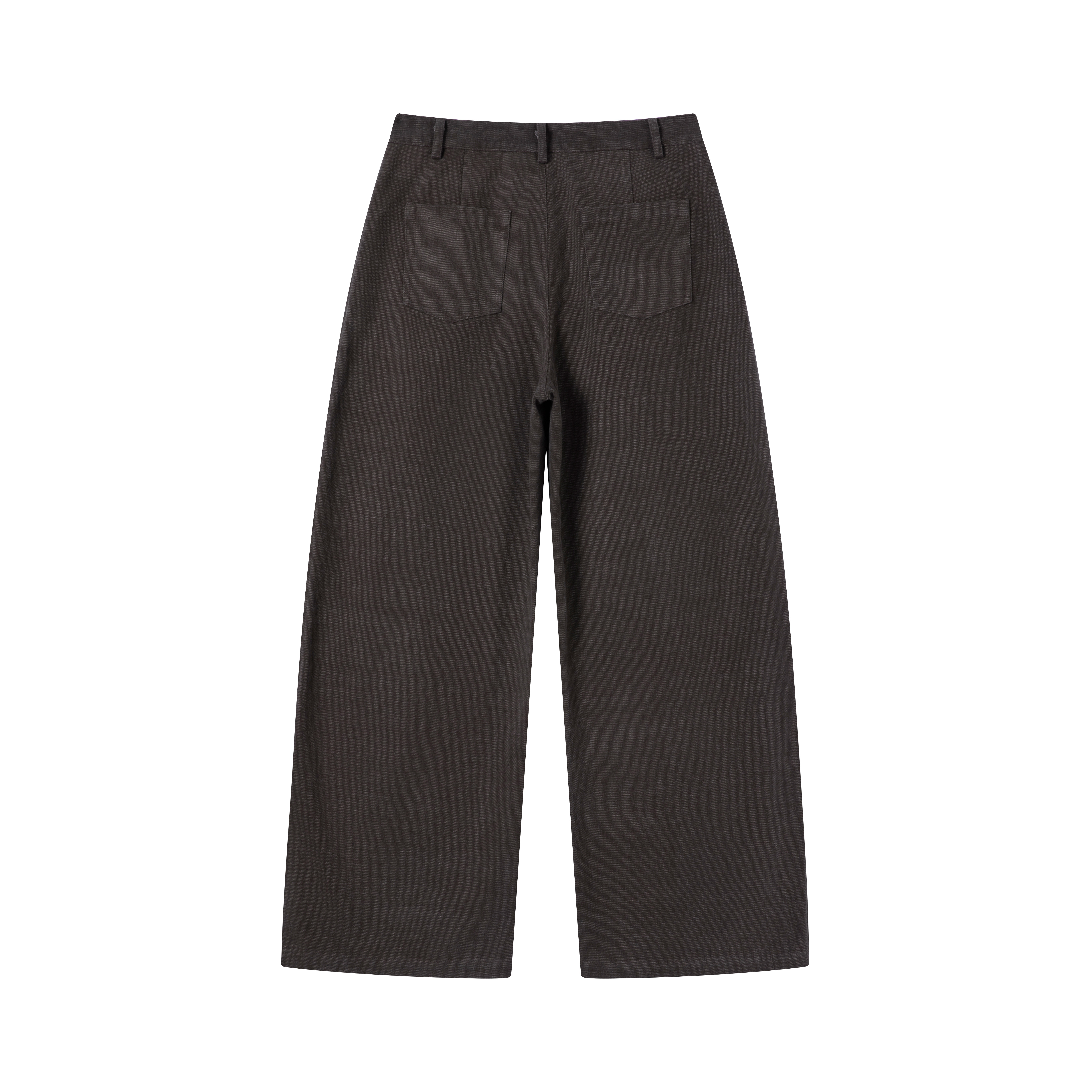 RANDOMHOKER 男女同款水洗复古裁片拼接低腰弯刀直筒工装裤,淘宝优惠券,粉丝福利购,淘宝优惠卷