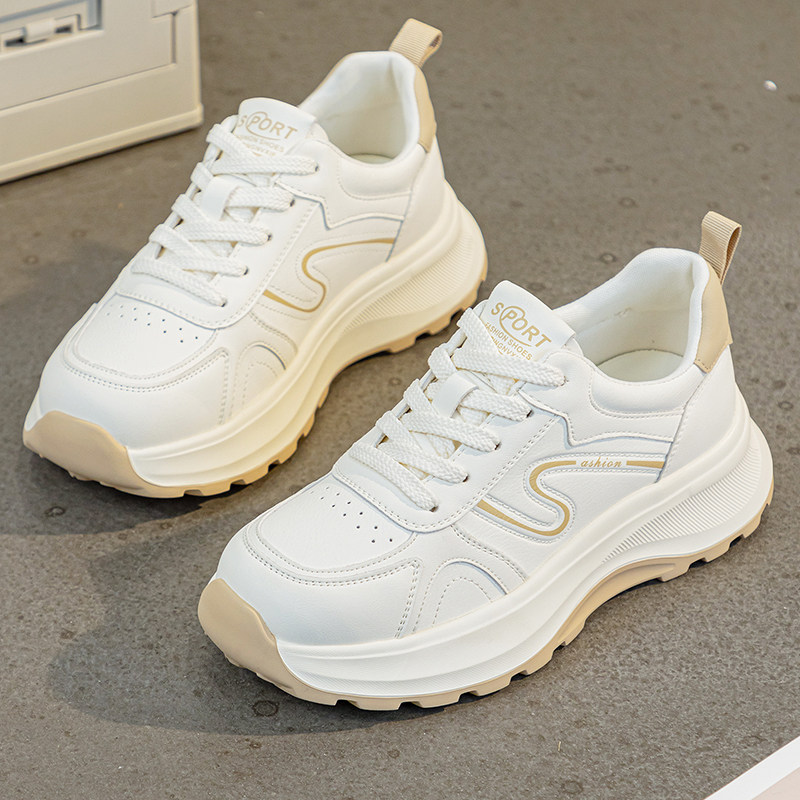 真皮大码女鞋41-43秋季新款百搭透气小白鞋软底轻便休闲运动鞋42,淘宝优惠券,粉丝福利购,淘宝优惠卷