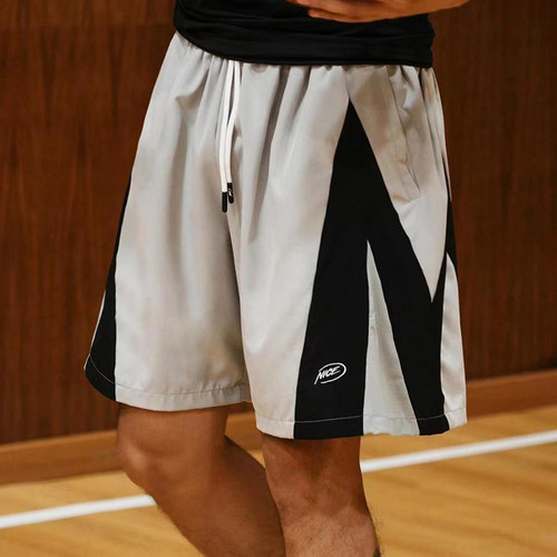 NICEID NICE美式篮球短裤实战训练运动裤夏季宽松版型透气五分裤 - 图1