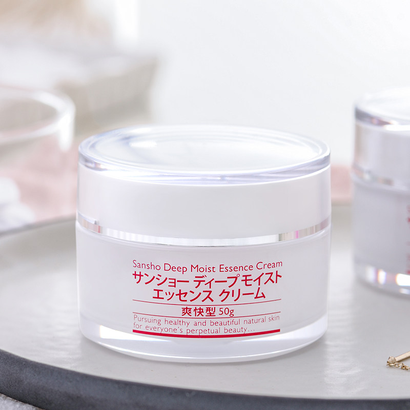 三妆50g樱之柔皙精华霜日本面霜 sansho三妆乳液/面霜