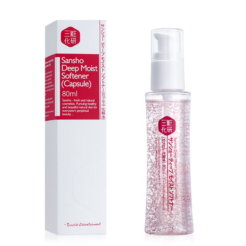 三妆化研倍润颗粒精华水女爽肤水 sansho三妆化妆水/爽肤水