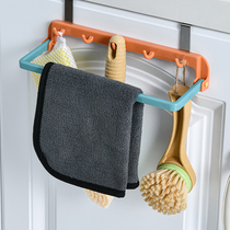 Dressing room woolen towel rack free of punching wall-mounted bathroom drying towel clip creative folding kitchen No mark-free hook 67