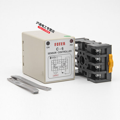 台湾原装FOTEK阳明液位控制器FR-1光电继电器C-6正品AC220V-380V - 图0