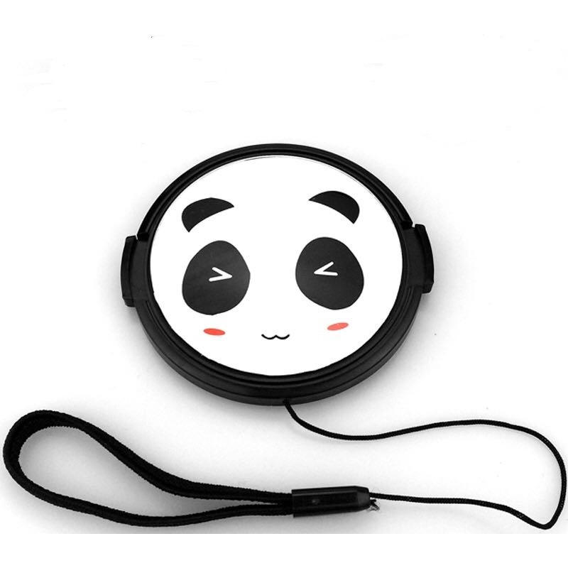 佳能EOS M3 M5 M6II二代 M50微单相机遮光罩+UV镜+卡通熊猫镜头盖 - 图2