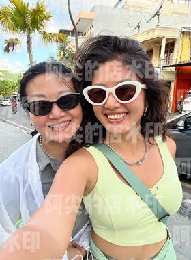 阿尖同款偏光墨镜猫眼时尚百搭有型时髦小众白色