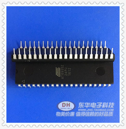 AT89S52 AT89S52-24PU AT单片机封装DIP40原装进口现货 直接拍 - 图1