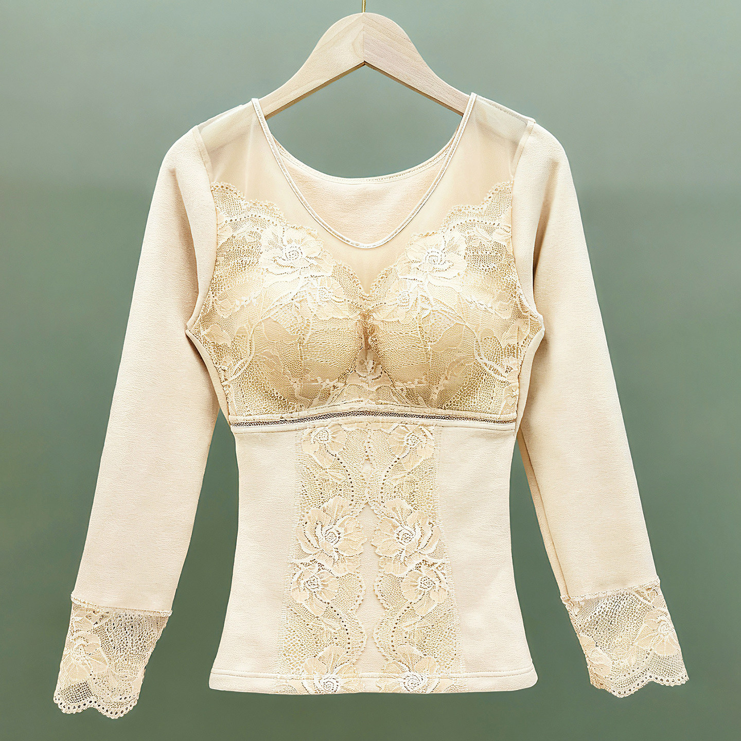 保暖背心女2025新款秋冬双面磨毛德绒长袖收腹厚免穿文胸内衣打底,淘宝优惠券,粉丝福利购,淘宝优惠卷