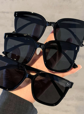 防紫外线复古大框墨镜女款