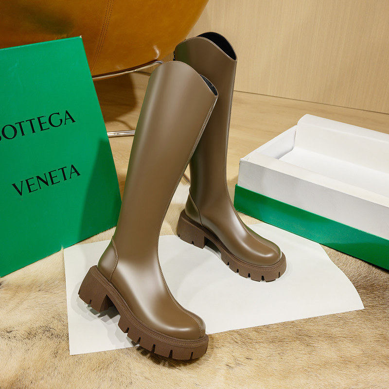 高跟长靴女春秋骑士靴长筒白色小个子显瘦棕色胖mm粗腿大筒围v口,淘宝优惠券,粉丝福利购,淘宝优惠卷