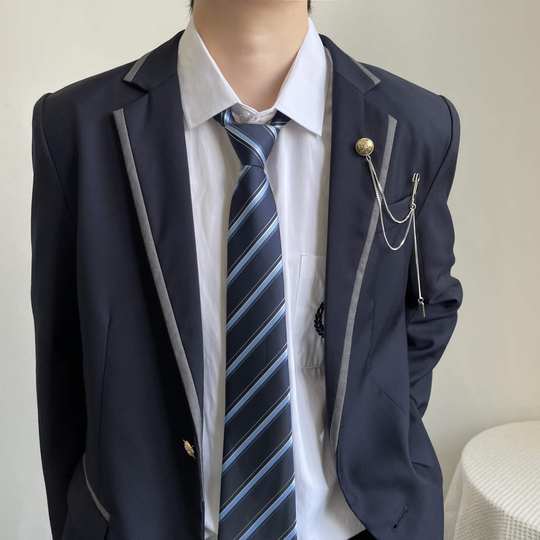 上野原创日系西装学院风校园DKJK西服外套制服班服校供感预备校服