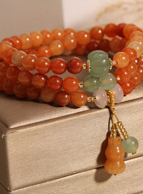 金丝玉手链女多层南瓜珠葫芦手串