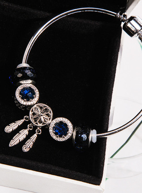 小众捕梦网海洋之心礼品姐妹手环