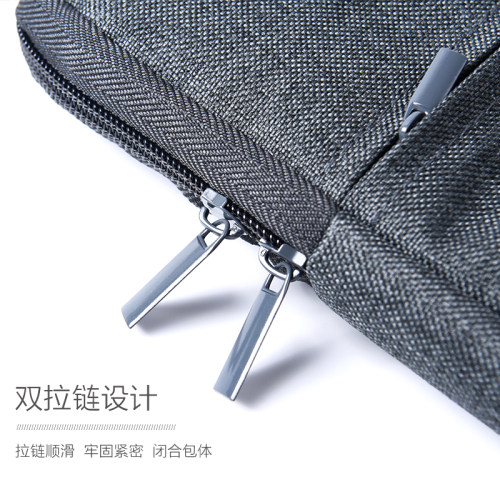 得力文件袋帆布包a4手提袋资料袋商务拉链多层男办公包定制公文包文件包会议大容量收纳袋拉链袋女 - 图2