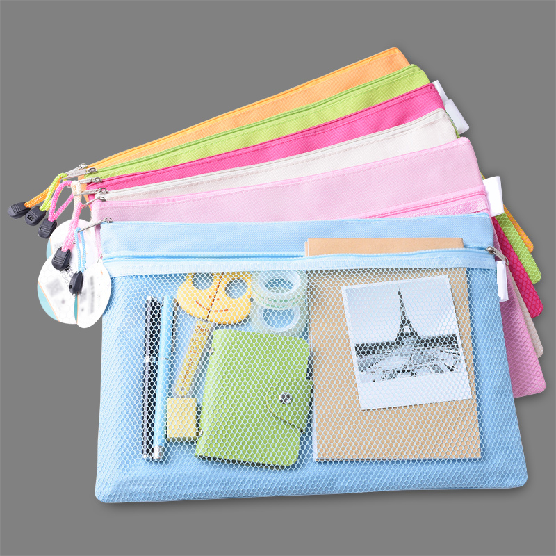 袋防水透明帆布学生手提多层韩国小清新B超收