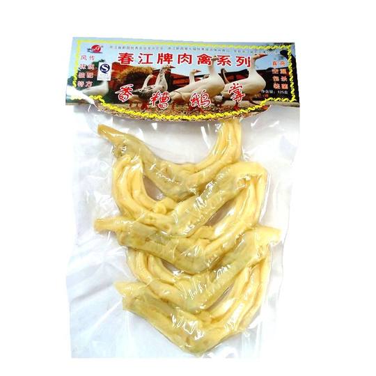 新昌特产春江牌香糟鹅掌鹅爪肉类熟食下酒菜佐料春江食品传统配方