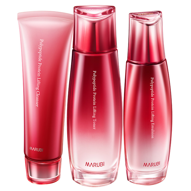 丸美多肽提拉化妆品套装补水抗衰老 丸美七柯面部护理套装