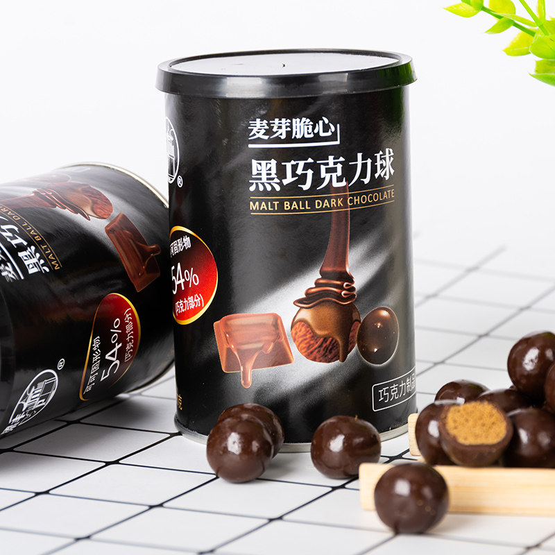 【梁丰旗舰店】脆心可可脂黑麦丽素 梁丰巧克力制品