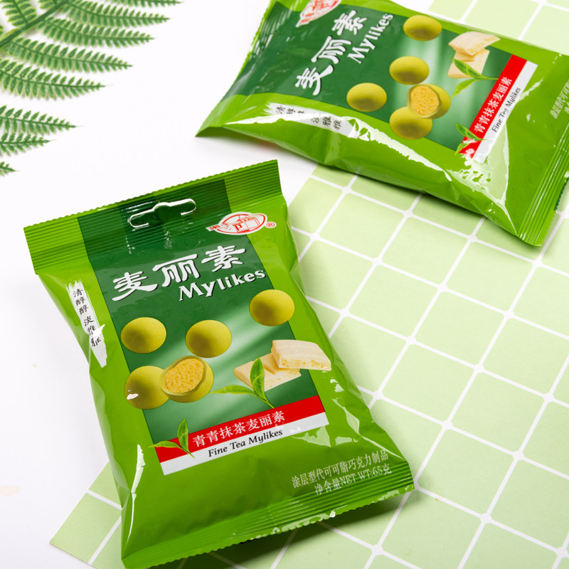 【梁丰旗舰店】抹茶酸奶散装多麦丽素 梁丰巧克力制品
