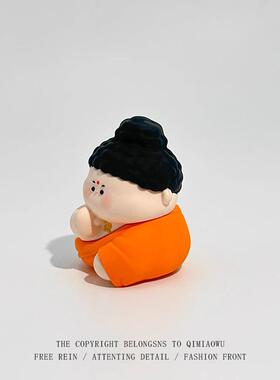 结缘小菩萨阿弥陀佛情绪稳定神器办公室好物桌面装饰小摆件礼物