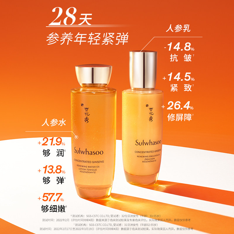  Sulwhasoo雪花秀面部护理套装