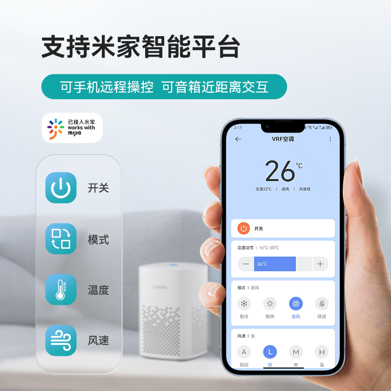 yeelight室外机网关VRF中央空调控制器远程控制接入米家小爱同学 - 图1