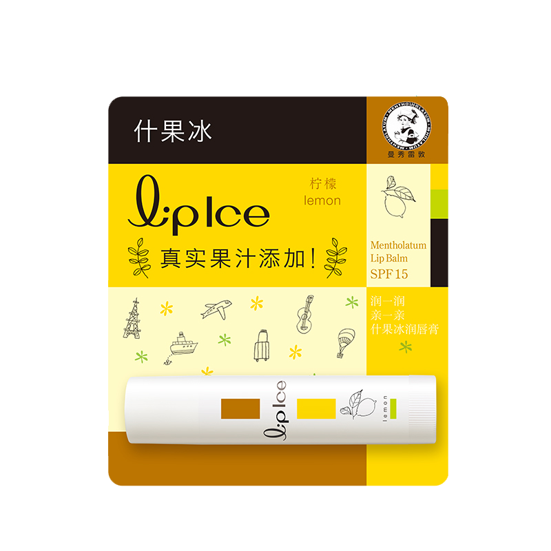 曼秀雷敦什果冰(柠檬味)滋润润唇膏 塔塔化妆品润唇膏