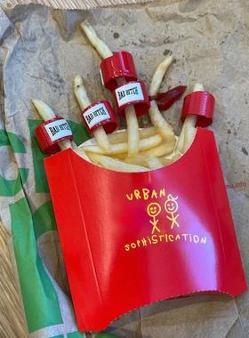 欧阳娜娜同款创可贴戒指卡通人OK蹦童趣时尚