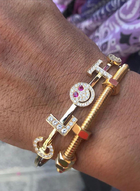 网红同款笑脸eyefunny满钻