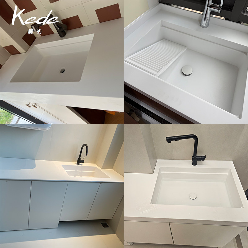 kede柯的阳台洗衣柜盆活动搓衣板定制杜邦可丽耐纯亚克力洗脸盆,淘宝优惠券,粉丝福利购,淘宝优惠卷