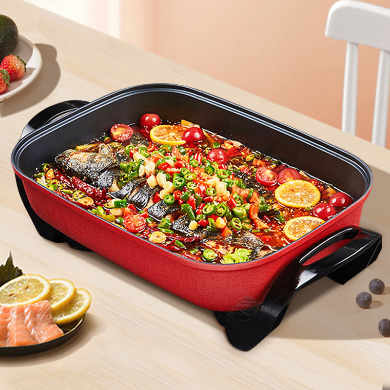 九阳家用烤鱼炉烤肉锅多功能一体锅 九阳好易购电热/火锅