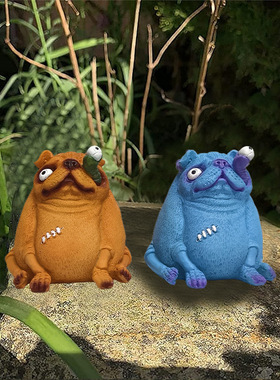 创意万圣节礼物僵尸狗摆件花园庭