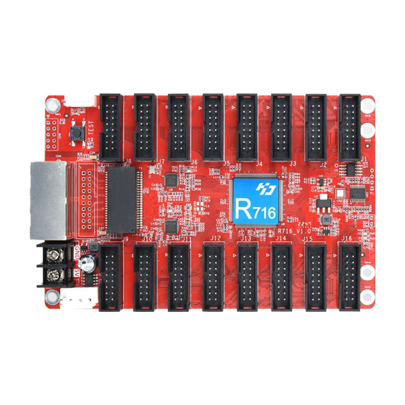 灰度HD-R716全彩电子屏广告屏控制卡室内led显示屏大屏幕接收卡 - 图3