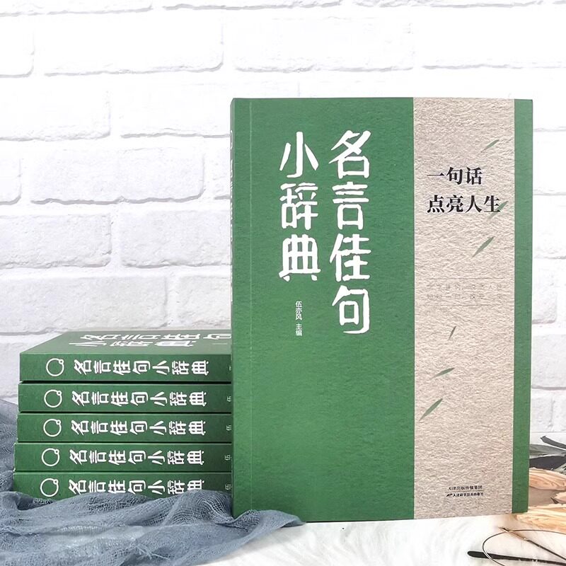 抖音同款】名言佳句小辞典正版 一句话点亮人生感悟书籍 小学初高中名句名人名言书经典语录小词典优美句子积累好词好句好段大全