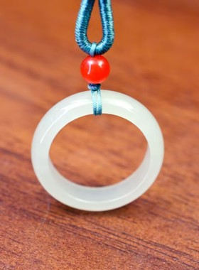 玉阅珠宝男女和田玉天然吊坠