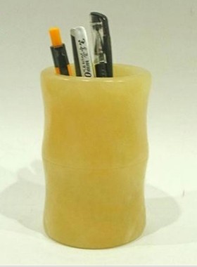 竹节办公室创意商务礼品米黄玉