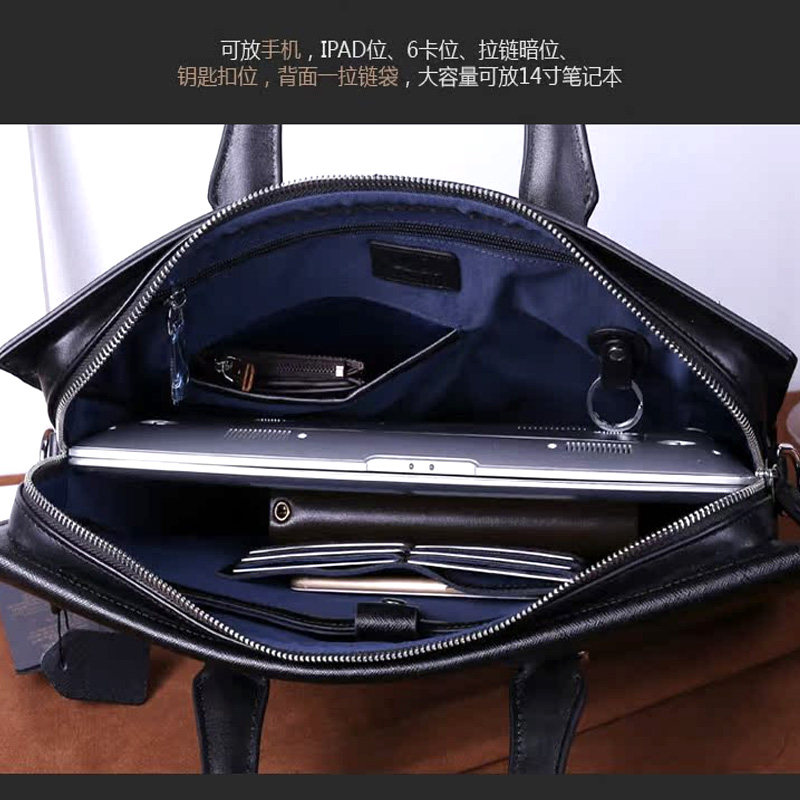 兰琦高档男式商务手提包律师办公用电脑包黑色西装正装包真皮,淘宝优惠券,粉丝福利购,淘宝优惠卷