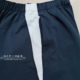 Pure cotton school pants for middle and high school students, dark blue with some white wide stripes, casual sports, unisex style can be customized